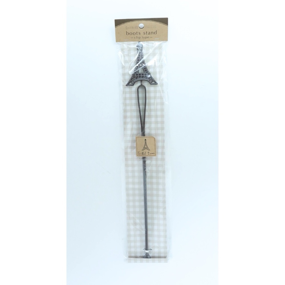 Bronze Eiffel Tower Boot Stand Holders Tall Boots Shaper Storage Metallic Clip